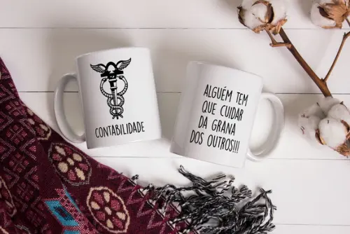 Caneca Personalizada Contabilidade