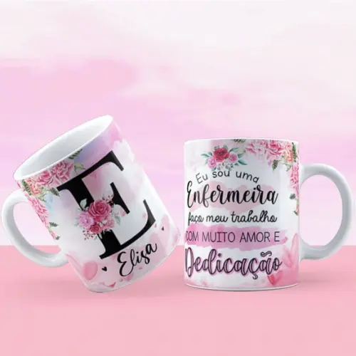Caneca Personalizada Enfermeira Personalizada Enfermeira