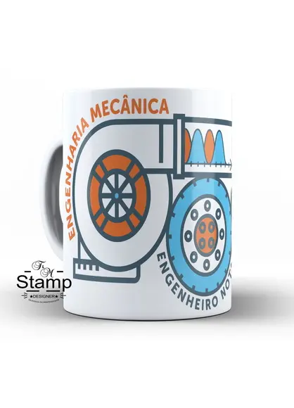 Caneca Personalizada Engenharia Mecânica