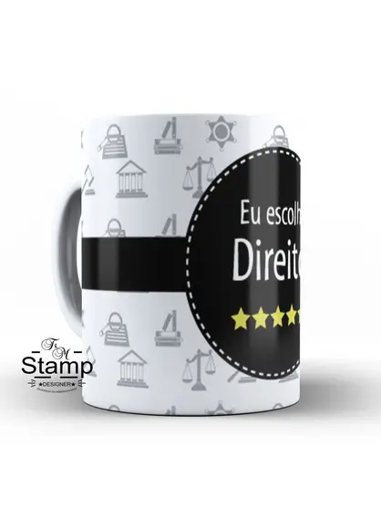 Caneca Personalizada Eu Escolhi Direito