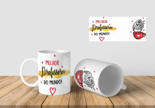 Caneca Personalizada Ensinar É Uma Dádiva