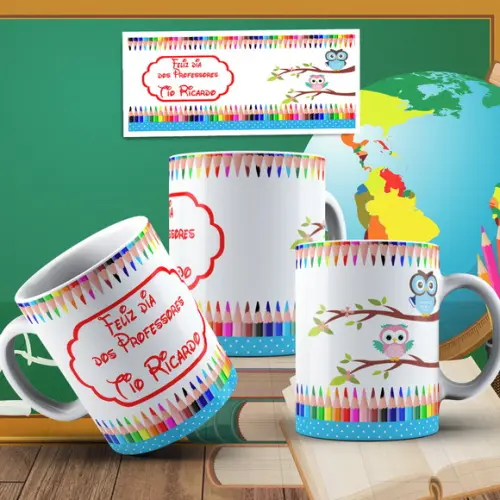 Caneca Personalizada Feliz Dia dos Professores