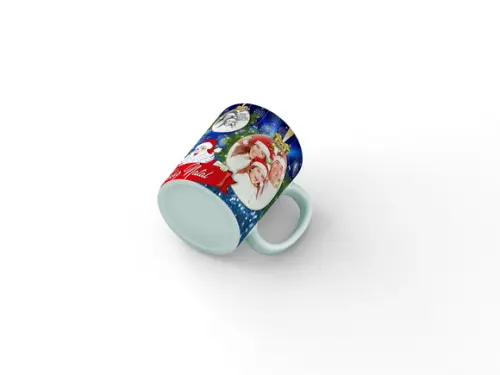 Caneca Personalizada Feliz Natal com Fotos Exclusiva