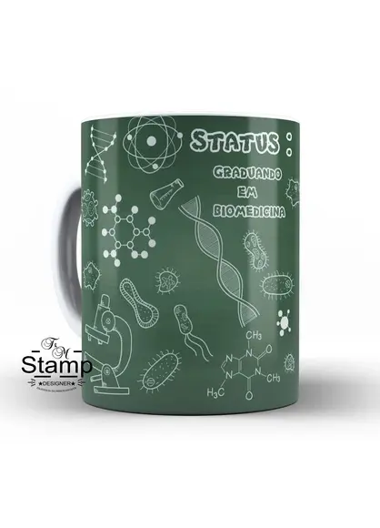 Caneca Personalizada Graduando em biomedicina