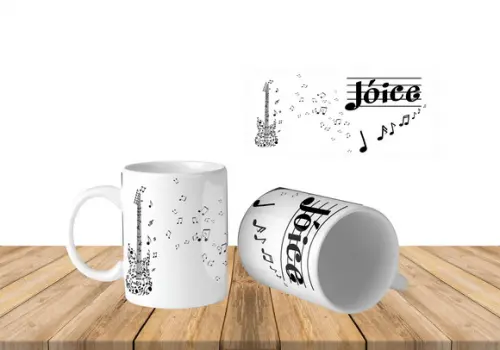 Caneca Personalizada Musica notas musicais