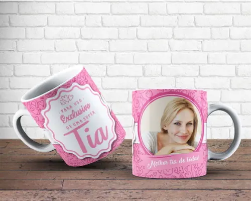 Caneca Personalizada Melhor Tia do Mundo