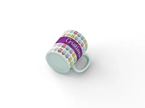 Caneca personalizada Pedagogia Pedagogo corujas