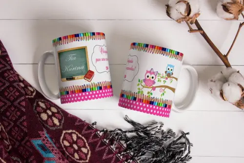 Caneca Professora Escola Bíblica Lembrança Evangélica
