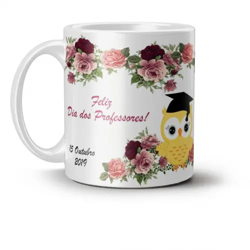 Caneca professor presente professora personalizado