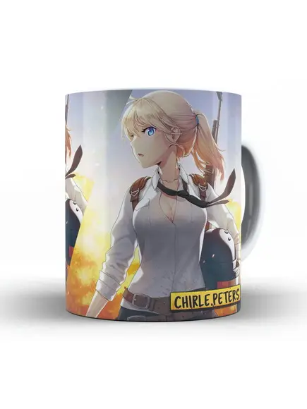 Caneca pubg lite jogo Battlegrounds personalizada feminina