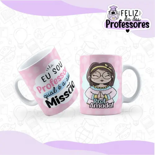 Caneca Professora Eu Sou Professora Personalizada
