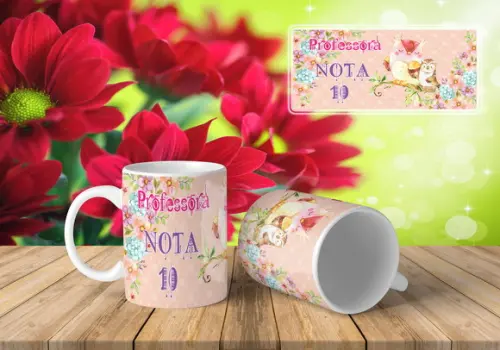 Caneca professora nota 10 caneca dia dos professores profe
