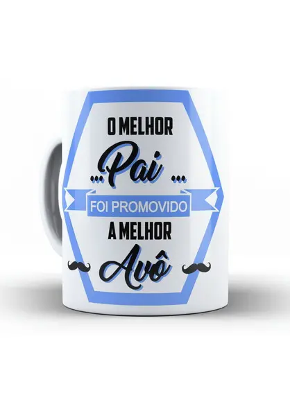 Caneca Vovô Vô lembrança vovô