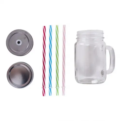 copo canudo Convite Pajem de Casamento mason jar mini jarro