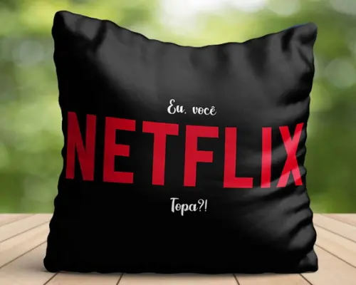 Eu você netiflix topa namorados almofada amor