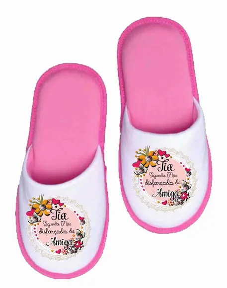Pantufa tia presente para tia titia lembrança tia