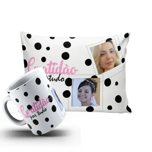 Presente Gratidão Por Tudo Presente Personalizado com Foto