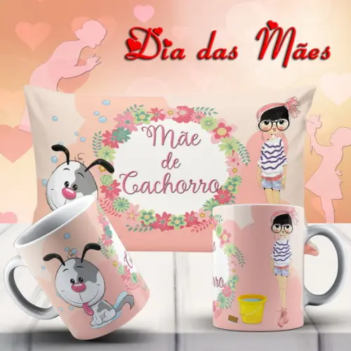 Presente Mãe de cachorro lembrança mãe de cachorro