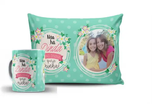 Presente dinda lembrança dinda madrinha kit presente dinda