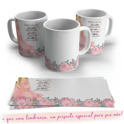 Presente gravida mãe dia das mães gravida