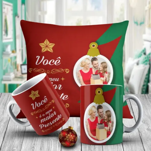 Presente Natal Personalizado com Foto 8 Kits