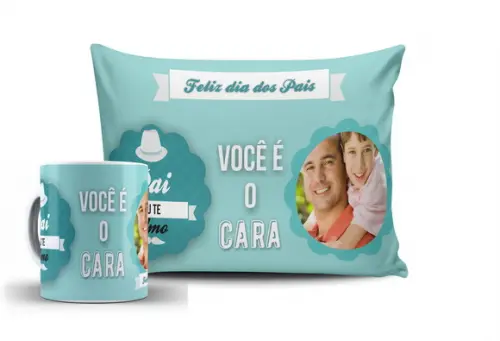 Presente Pai Personalizado Foto Pai Você É o Cara
