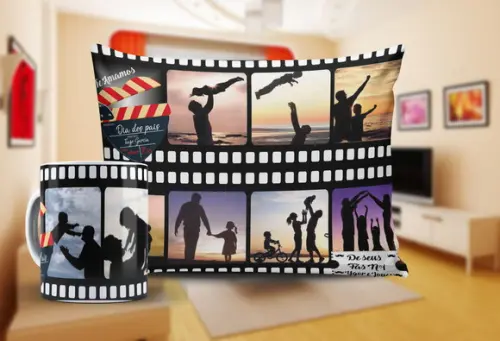 Presente pai personalizado foto filme do papai dia dos pais