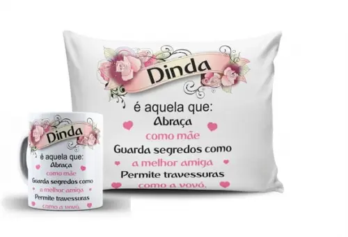 Presente para dinda dinda é aquela kit presente dinda