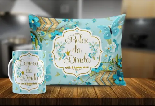 Presente para dinda dinda kit presente dinda Borboletas