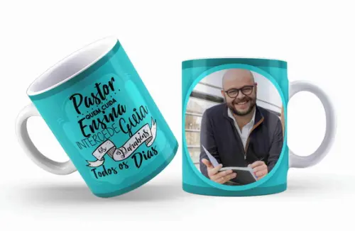 Presente Pastor Personalizado Parabéns Pastor Bíblia Cristão