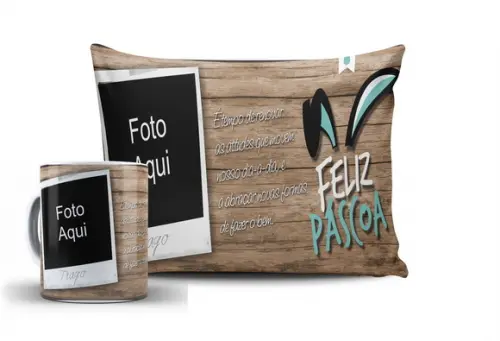 Presente páscoa personalizado com foto