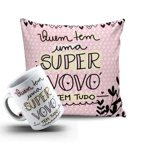 Presente Vovó Lembrança Avó Kit Vó