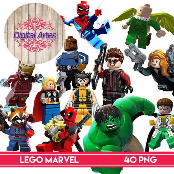 Kit Digital Lego Marvel