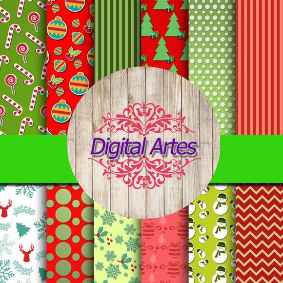 Kit Digital Papéis Natal