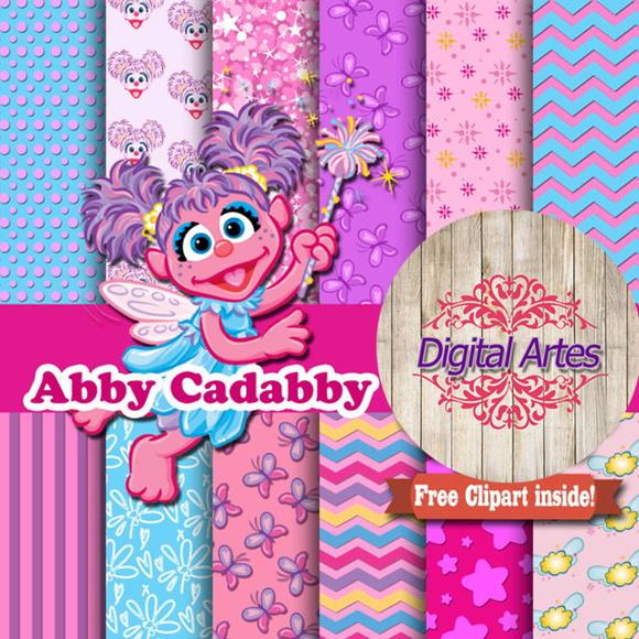 Kit Digital Papéis Abby Cadabby