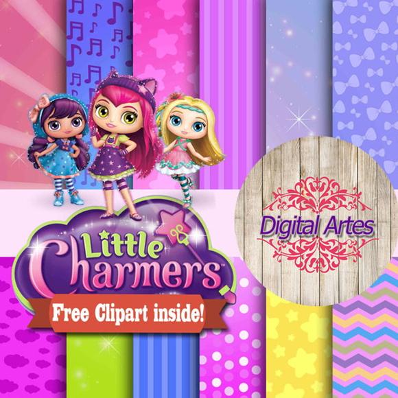 Kit Digital Papéis Little Carmers