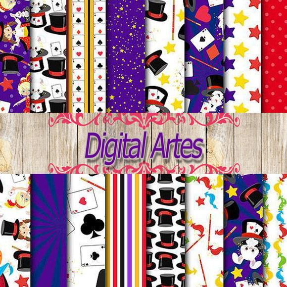 Kit Digital Papéis Mágica