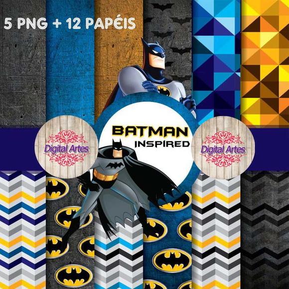Kit Digital Papéis Batman