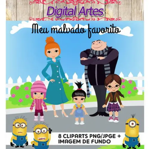 Kit Digital Meu Malvado Favorito