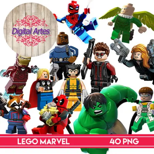 Kit Digital Lego Marvel