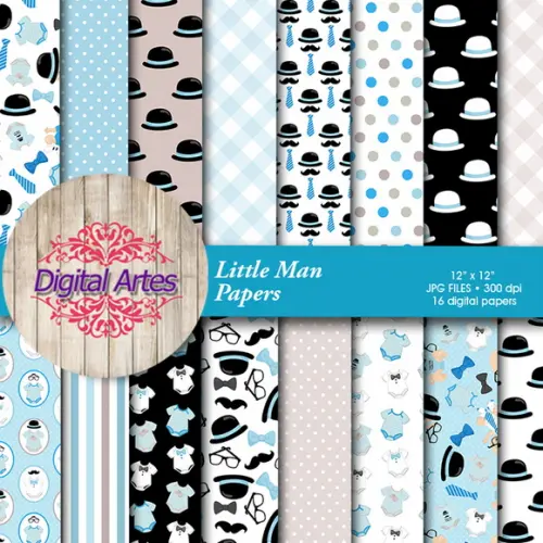 Kit Digital Papéis Pai