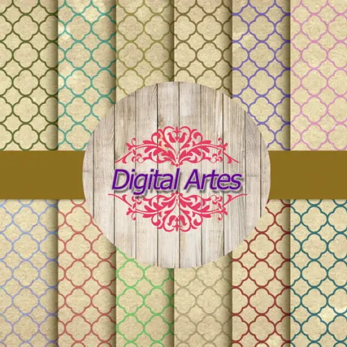 Kit Digital Papéis Vintage