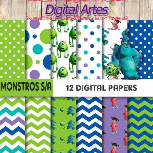 Kit Digital Papéis Monstros S.A