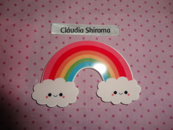 Aplique Acrílico Arco Íris