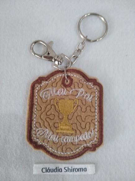 Chaveiro Dia dos Pais Meu Campeão