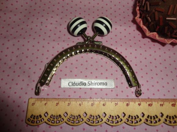Fecho da vovó bolinha pirulito preto