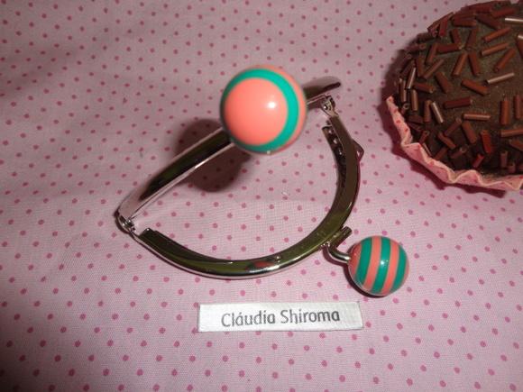 Fecho da vovó bolinha pirulito rosa