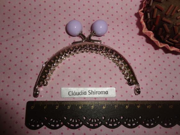Fecho da vovó prata com bolinha
