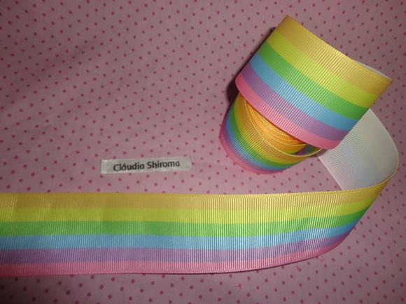 Fita de gorgorão Arco-íris,