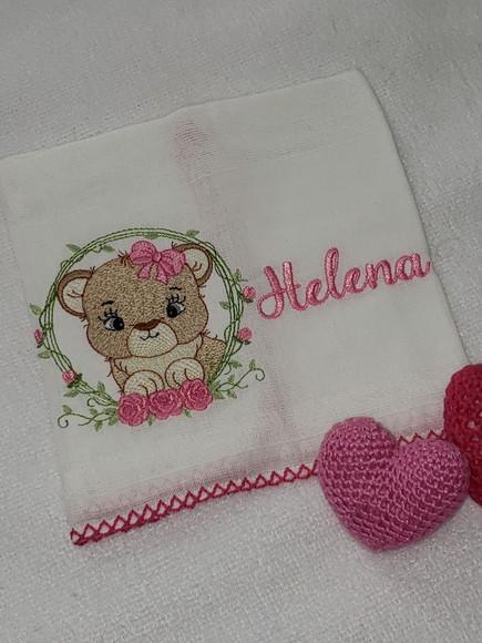 Fralda Boca Bordada Personalizada